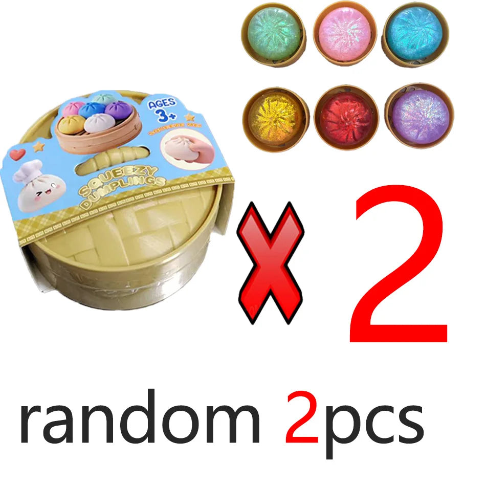 Dumpling Squishy – weiche Knödel-Figur zum Kneten