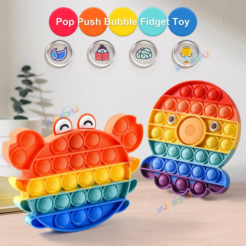 Pop It Fidget – Bunte Noppen zum Drücken