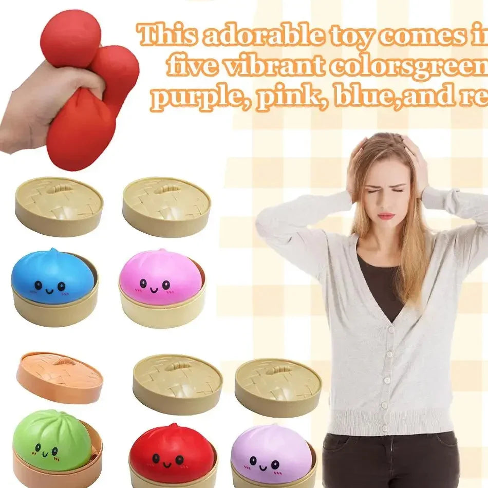 Dumpling Squishy – weiche Knödel-Figur zum Kneten