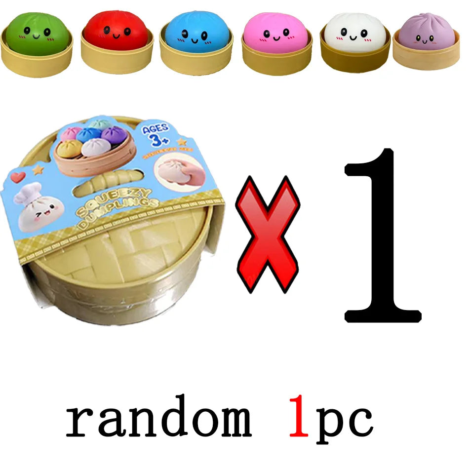 Dumpling Squishy – weiche Knödel-Figur zum Kneten