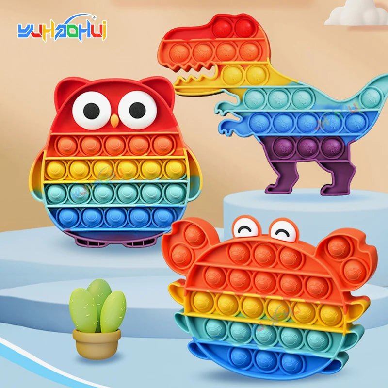Pop It Fidget – Bunte Noppen zum Drücken