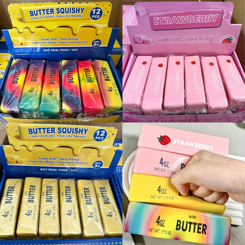 Butter-Stick Squishy – weiches Knet-Spielzeug