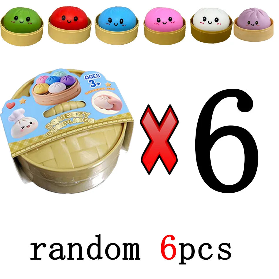 Dumpling Squishy – weiche Knödel-Figur zum Kneten