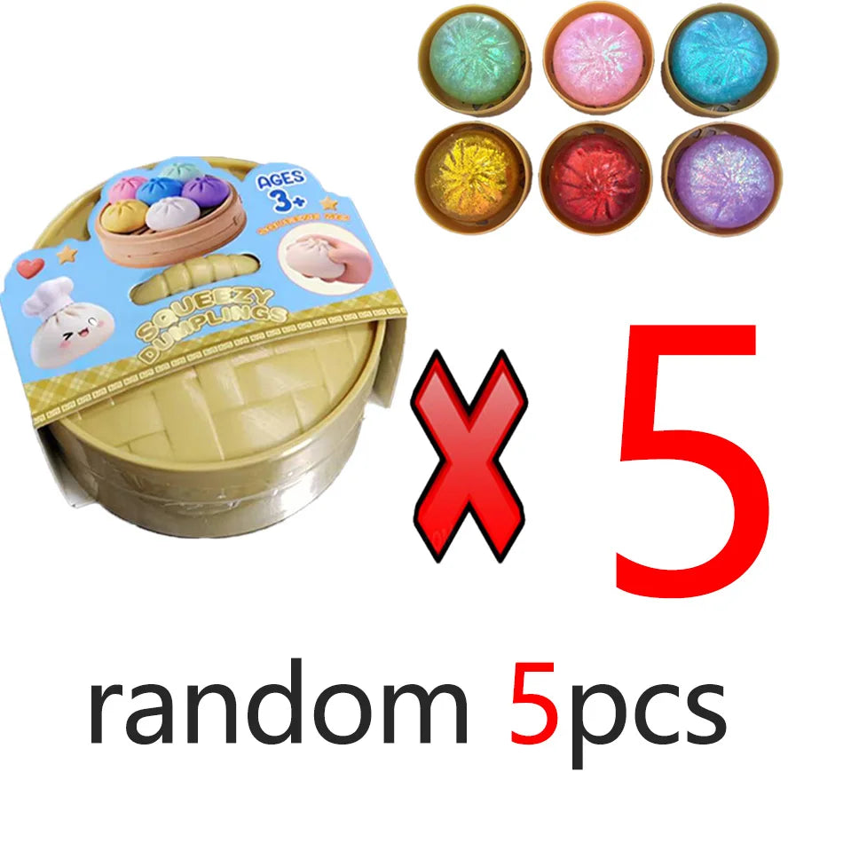 Dumpling Squishy – weiche Knödel-Figur zum Kneten