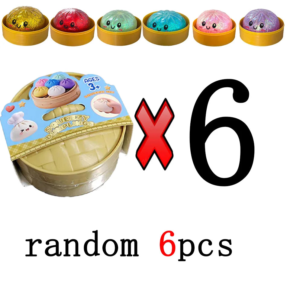 Dumpling Squishy – weiche Knödel-Figur zum Kneten
