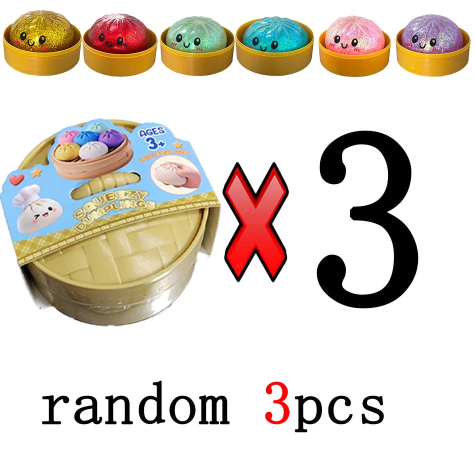 Dumpling Squishy – weiche Knödel-Figur zum Kneten
