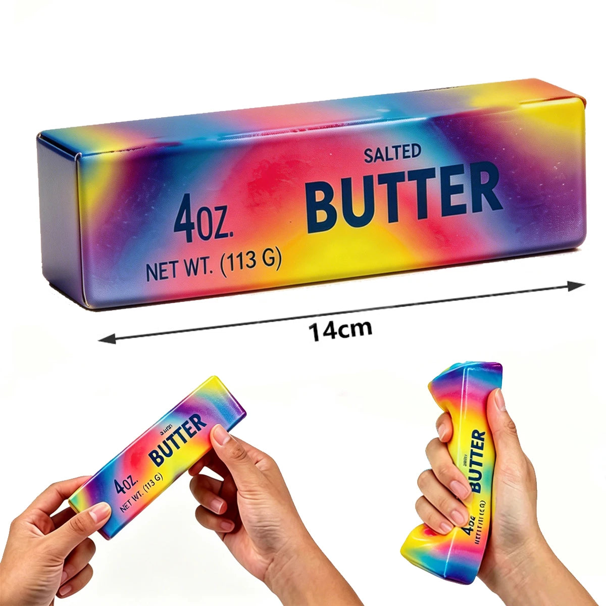 Butter-Stick Squishy – weiches Knet-Spielzeug