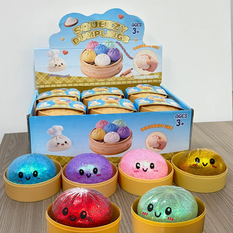 Dumpling Squishy – weiche Knödel-Figur zum Kneten