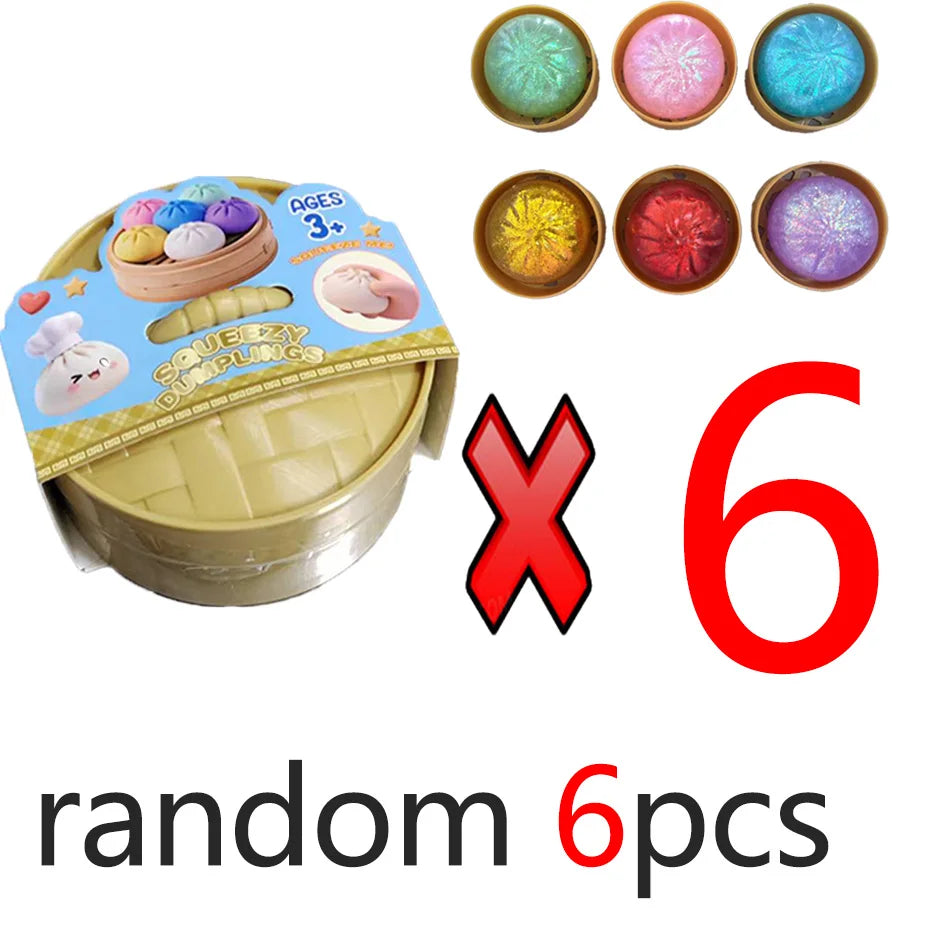 Dumpling Squishy – weiche Knödel-Figur zum Kneten