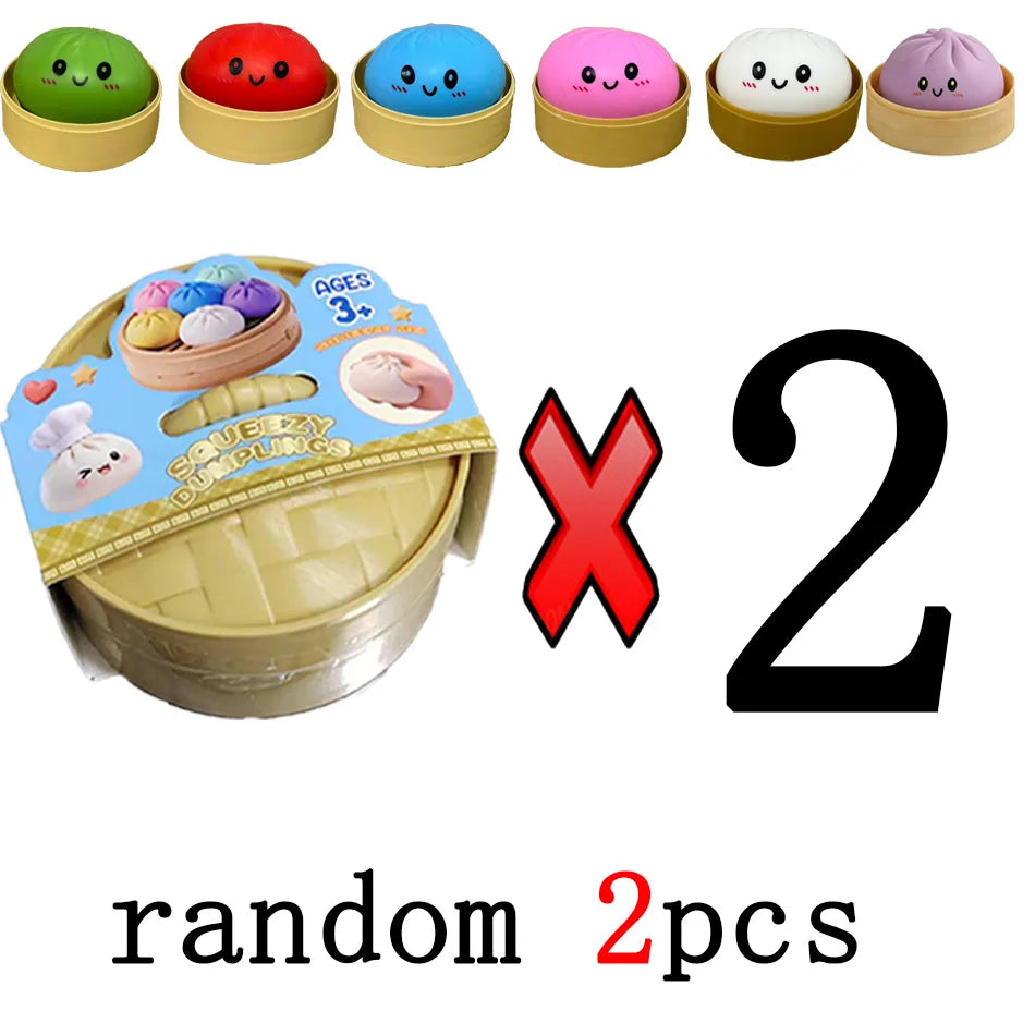 Dumpling Squishy – weiche Knödel-Figur zum Kneten