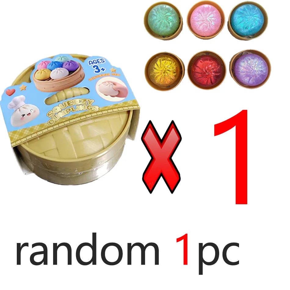 Dumpling Squishy – weiche Knödel-Figur zum Kneten