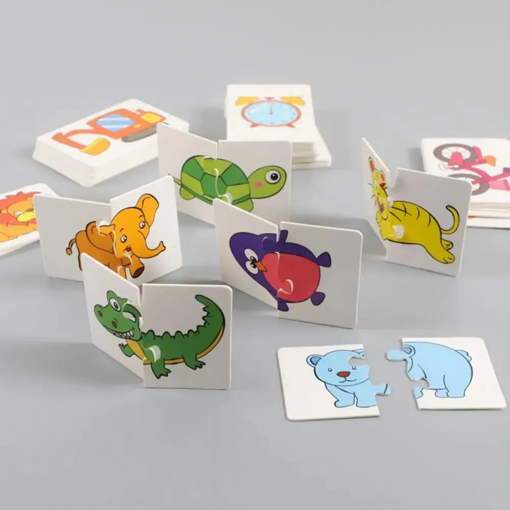 Motiv-Puzzlekarten – 32-teiliges Zuordnungsspiel