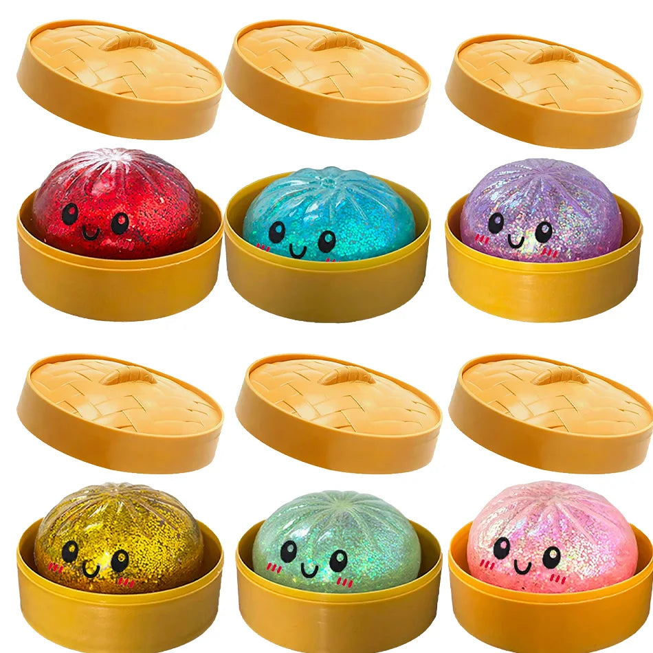 Dumpling Squishy – weiche Knödel-Figur zum Kneten