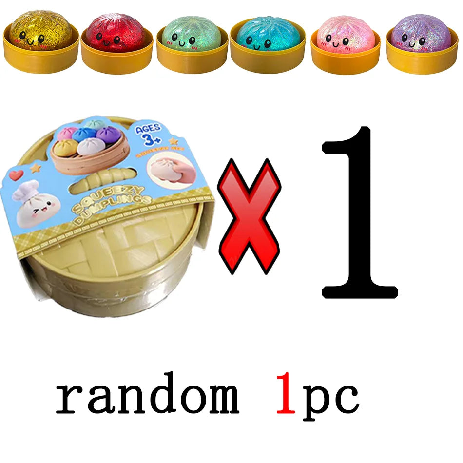 Dumpling Squishy – weiche Knödel-Figur zum Kneten