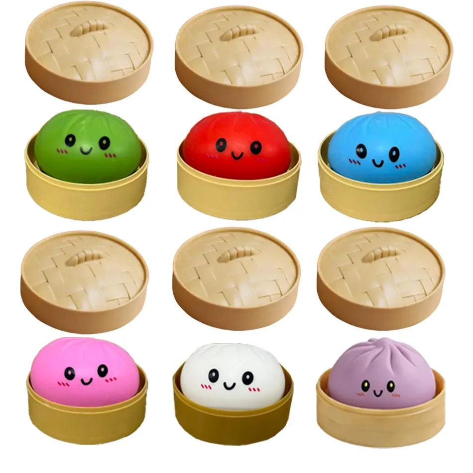 Dumpling Squishy – weiche Knödel-Figur zum Kneten