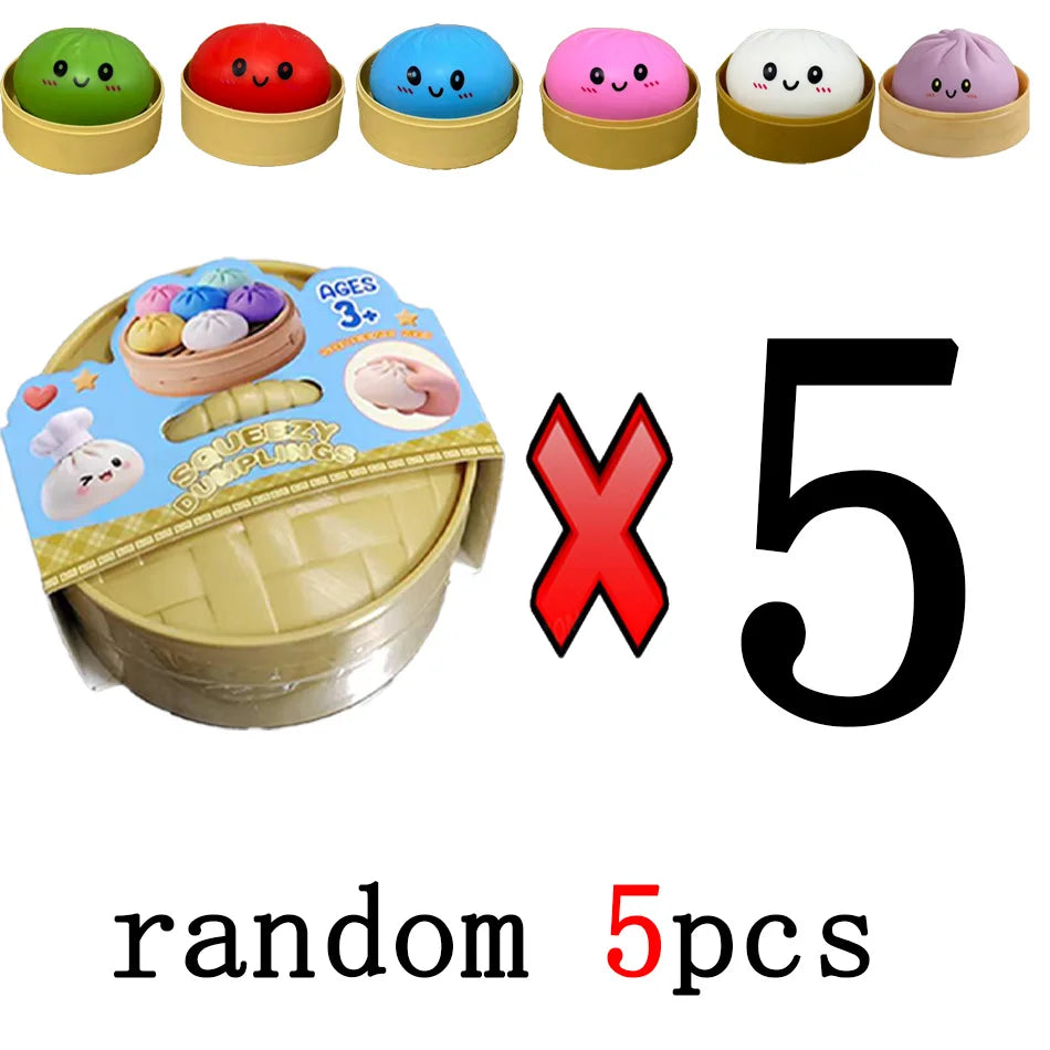 Dumpling Squishy – weiche Knödel-Figur zum Kneten