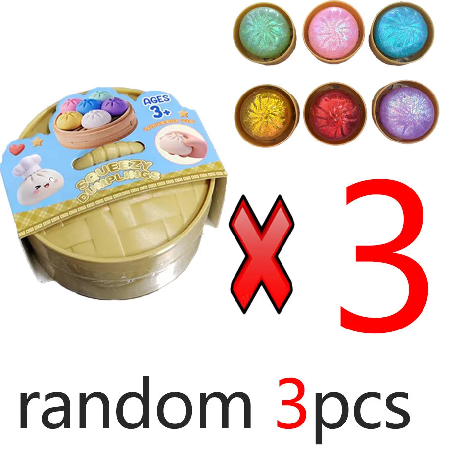 Dumpling Squishy – weiche Knödel-Figur zum Kneten