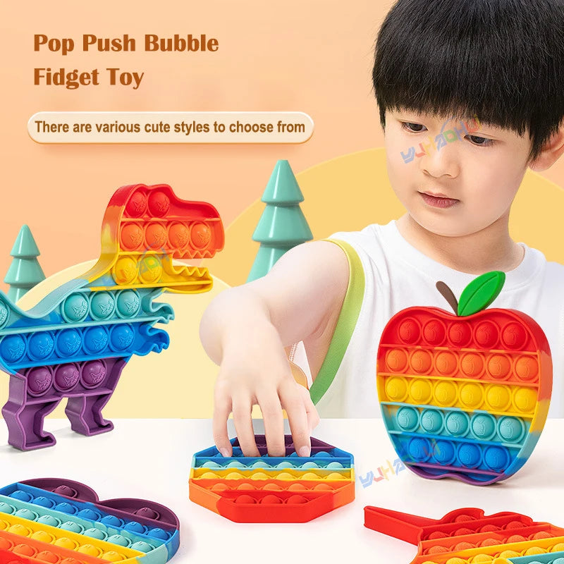 Pop It Fidget – Bunte Noppen zum Drücken