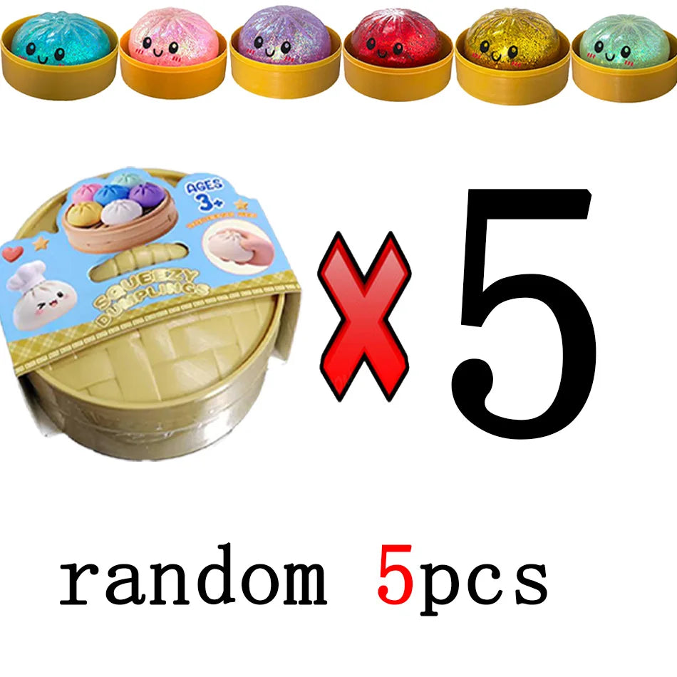 Dumpling Squishy – weiche Knödel-Figur zum Kneten