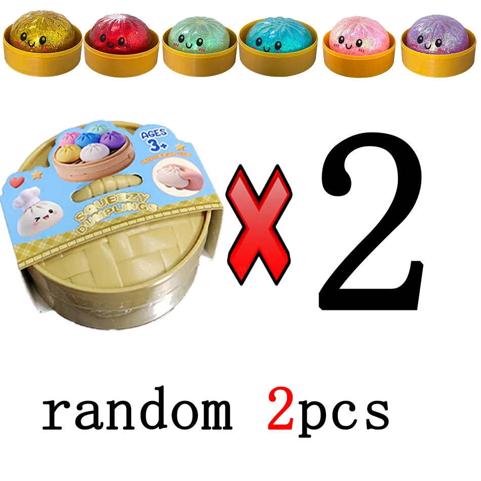 Dumpling Squishy – weiche Knödel-Figur zum Kneten