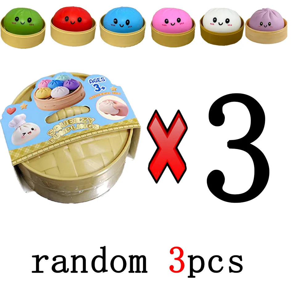 Dumpling Squishy – weiche Knödel-Figur zum Kneten
